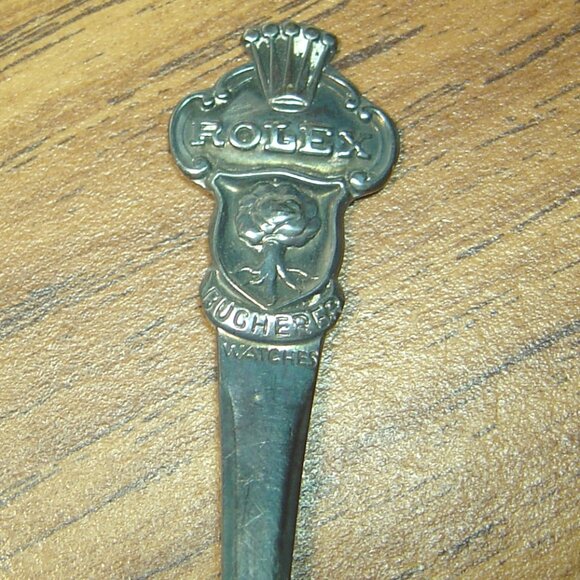 Vintage collector souvenir spoon-Rolex Bucherer Lucerne watches - Picture 3 of 4